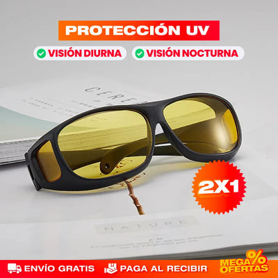 Gafas HD Ultra Visión 2x1 – Claridad Visual Día y Noche